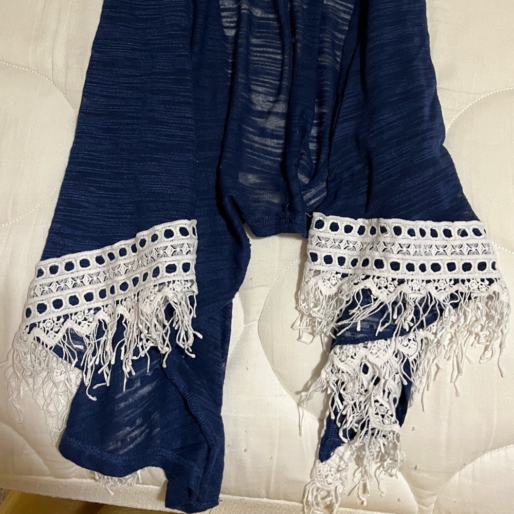 Self Esteem Girls’ Shawl, Blue - Size L